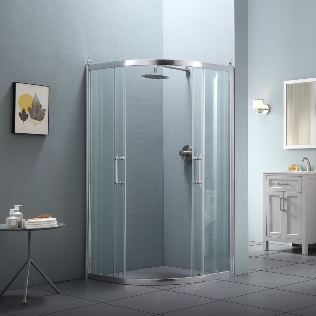 SemiRound Shower Enclosure with Shower Tray Nabina Store